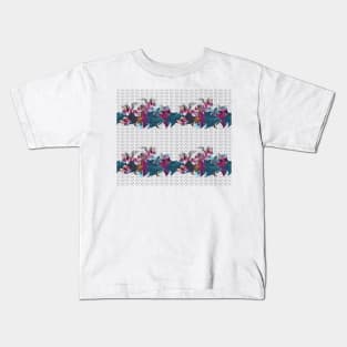 Abstract flowers Kids T-Shirt